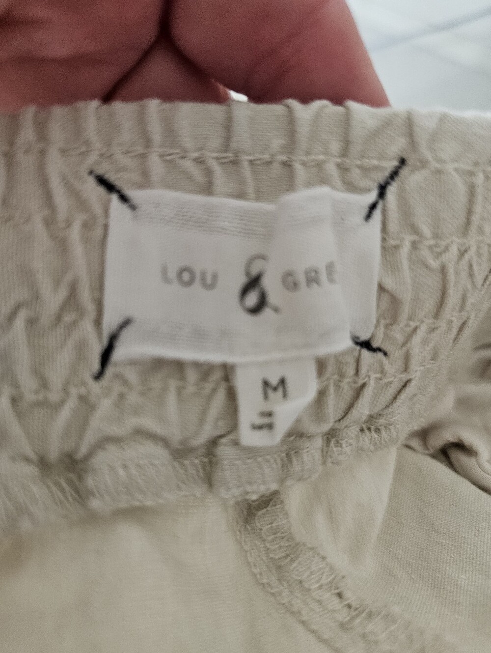 Lou & Grey Linen Blend Casual Summer Pants In M - Picture 6 of 6